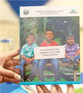  ??  ?? MÁS CASOS EL CONNA LAMENTA QUE SE ESTÉN DANDO MÁS ASESINATOS DE NIÑOS Y NIÑAS DE MUY CORTA EDAD, EN EL RANGO DE ENTRE CINCO AÑOS HASTA BEBÉS DE MESES DE NACIDOS.