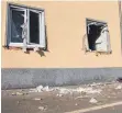  ?? FOTO: THOMAS SCHWARZ ?? Das Gebäude ist innen schwer beschädigt worden.