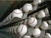  ?? FILE ?? World Series baseballs are tested and made with the same materials to the same standards as regular season balls, according to a MLB official.