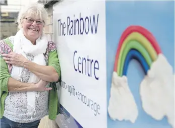  ?? ?? Trish Kinsella pictured outside the Rainbow Centre. ‘The team taking over are amazing,’ she said.