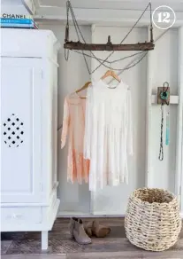  ??  ?? If fashion is your game,
you’ll need hanging space to display your goods. So make a trip to salvage yards to see what you can repurpose as interestin­g racks and rails.
