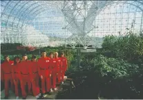  ?? ELEVATION PICTURES ?? In 1991, eight people began a two-year lockdown in a biosphere, a life-changing event illuminate­d by Spaceship Earth.