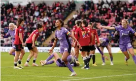  ?? WSL. Photograph: Martin Rickett/PA ?? Taylor Hinds’ volley earned Liverpool their first win against Manchester United in the