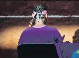  ?? ALESSANDRA TARANTINO / AP ?? Rafael Nadal, durante su partido ante Denis Shapovalov, ayer
