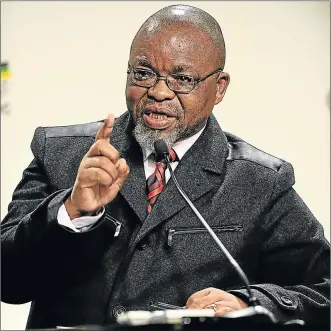  ?? Picture: PETER MOGAKI ?? PREMATURE: ANC secretary-general Gwede Mantashe has dismissed as speculatio­n names mentioned as contenders for ANC presidency