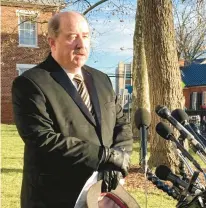  ?? MATTHEW BARAKAT/AP ?? Wayde Byard, shown in December, was acquitted this week of perjury during an investigat­ion of school-based sexual assualts. Byard is the spokesman for Loudoun County Public Schools.