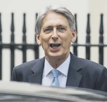  ?? PICTURE: PA ?? Chancellor Philip Hammond says the priority is to protect jobs