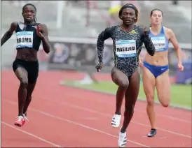  ?? Photo: File ?? Golden girls…Namibia’s foremost sprinters Christine Mboma and Beatrice Masilingi will this weekend be back in action in Spain and Poland.