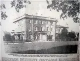  ??  ?? Highgrove House, as it looked in the Manawatu¯ Standard on July 23, 1981, as the paper was in the grip of royal wedding fever.