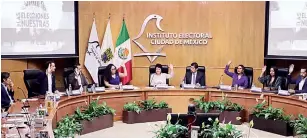  ?? ?? El consejero Mauricio Huesca explicó que la presidenci­a del IECM aún está en proceso de conformar el documento que, en años anteriores, estaba listo al comienzo de un proceso electoral.