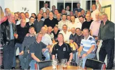  ??  ?? Great characters Staff of the Stirling workshops and former employees at a REME reunion in ther city