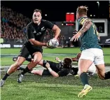  ?? PHOTOS: GETTY IMAGES ?? You must stop the All Blacks spreading the ball out wide to Israel Dagg and company.