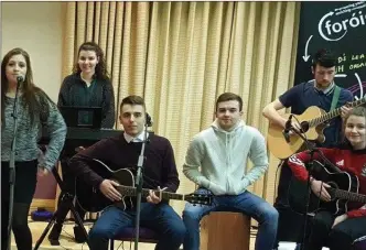  ??  ?? Ballisodar­e teenage band ‘ Lost and Found’ are performing a special matinee for local schools.