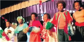  ?? ?? St Peter’s School’s senior learners Siphe Ngcobo (head boy), Layla Tsela (head girl), Mpilonhle Mlobedi, Robin Shilubana and Lwazi Nxumalo performing ‘We don’t talk about Bruno’.