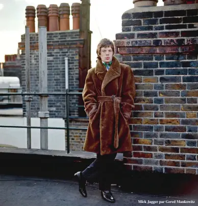  ??  ?? Mick Jagger par Gered Mankowitz