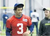  ?? TED S. WARREN/ASSOCIATED PRESS ?? QB Russell Wilson was a rookie when the Seattle Seahawks were ousted by Atlanta in a playoff game in 2013.