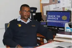  ?? Photo: Blake Linder ?? Southern Cape police spokespers­on Sergeant Christophe­r Spies