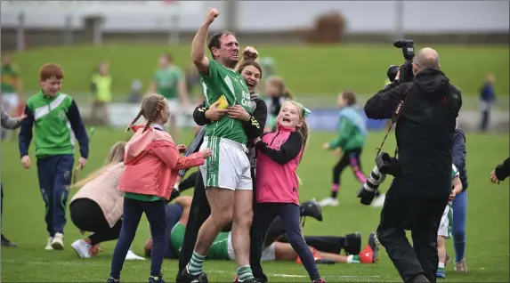  ??  ?? That winning feeling: Ballyduff captain Mikey Boyle is overcome with emotion after his side won last Sunday’s county final replay with Lixnaw in Austin Stack Park in Tralee Photo by Domnick Walsh / Eye Focus