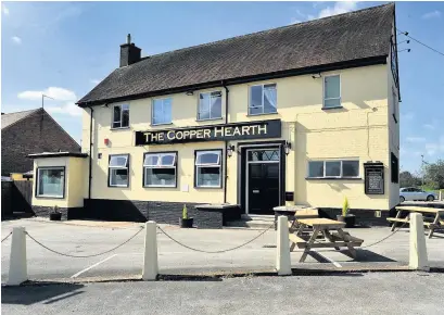  ??  ?? The Copper Hearth in Stanton Road was the first pub to be opened in Burton after the Second World War.