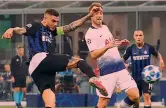  ??  ?? Capolavoro Il gol di Mauro Icardi, 25 anni, al Tottenham