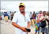  ?? PHOTO: AFP ?? Solomon Islands politician Daniel Suidani speaks to reporters as he prepares to leave for his hometown to cast his vote in the nation’s general elections in Honiara yesterday.