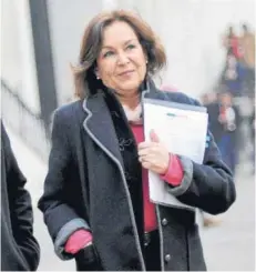  ?? FOTO: AGENCIAUNO ?? La ministra del Trabajo, Alejandra Krauss.