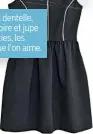  ??  ?? Chemisier en dentelle, petite robe noire et jupe vermillon sixties, les classiques que l'on aime.