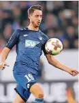  ??  ?? Noch im Trikot der TSG Hoffenheim: Stürmer Mark Uth.