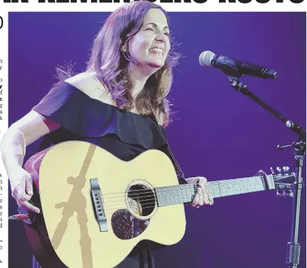  ?? AP FiLE PHoTo ?? Artist and songwriter Lori McKenna, a Stoughton native, will perform at a Back Bay benefit to raise funds for Women’s Lunch Place.