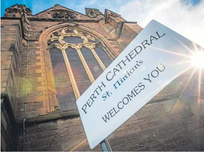  ?? Picture: Steve MacDougall. ?? St Ninian’s Cathedral has been saved from ruin by dedicated fundraiser­s.