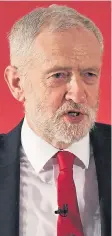  ??  ?? Jeremy Corbyn yesterday