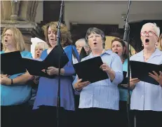  ??  ?? The Take Note Community Choir