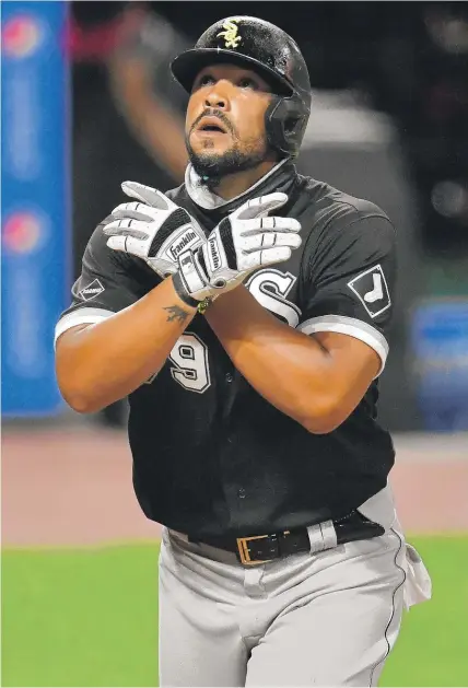  ?? JASON MILLER/GETTY IMAGES ?? Jose Abreu may or may not play with a face covering when the Sox host the Cardinals in their post-outbreak return Saturday.