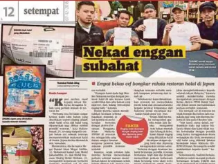  ??  ?? LAPORAN Harian Metro, semalam.