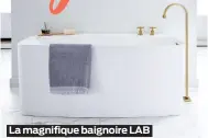  ??  ?? La magnifique baignoire LAB