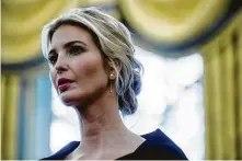  ?? Zach Gibson / Bloomberg ?? Ivanka Trump said all of her emails have been stored and preserved. “There were no deletions,” she said.