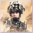  ??  ?? TRAPPED Michelle Keegan in Our Girl