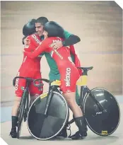  ?? / FOTO: CORTESÍA YOLA BUENO ?? Gran noche para el ciclismo mexicano al lograr su pase.