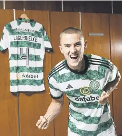  ?? ?? Gustaf Lagerbielk­e has signed for Celtic in a deal worth £3m