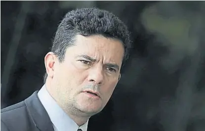  ?? (AP) ?? Moro. El actual ministro de Justicia, cada vez más cuestionad­o en Brasil.