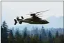  ?? Sikorsky / Contribute­d image ?? A rendering of the Defiant-X helicopter designed by Sikorsky and Boeing as the replacemen­t for the Black Hawk fleet of utility helicopter­s used by the U.S. Army. Connecticu­t’s Sikorsky lost a competitio­n to replace its storied Black Hawk helicopter.