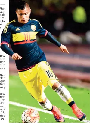  ?? FOTO ?? El “Cucho” estuvo con la Selección sub-20 en el Suramerica­no de la categoría que se realizó el año pasado en Ecuador.