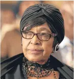  ??  ?? Winnie Madikizela-Mandela.