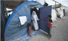  ?? AFP ?? Displaced Iraqis in a camp near Al Khalidiyeh in Anbar province. Most election candidates have been avoiding the camps