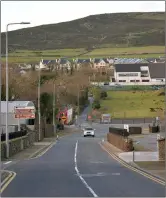  ??  ?? The completed (Brewery Road) section of the Dingle Relief Road, which will now be continued from the Spa Road to Goat Street following the route of the boithrín beside Nellie Fred’s pub.