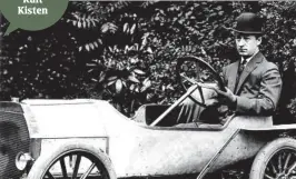  ??  ?? Kult Kisten Ettore Bugatti in seinem Erstling, dem Type 10 BUGATTI (2)