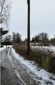  ?? Foto: Stephanie Millonig ?? Der Dießener Bauausschu­ss lehnte einen Bauantrag für Häuser am Weg südlich von St. Alban ab.