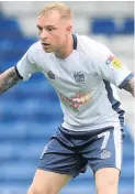  ??  ?? Nicky Adams in action for Bury