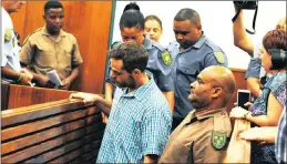  ??  ?? Jacobus Oosthuizen stands accused of murdering his pregnant former girlfriend Nicola Pienaar in January.