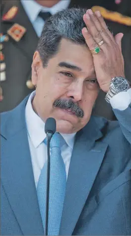  ?? EFE ?? El presidente de Venezuela,Nicolás Maduro.